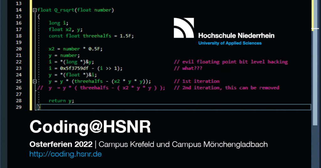 Osterferiencampus 2023 – Coding School in Krefeld