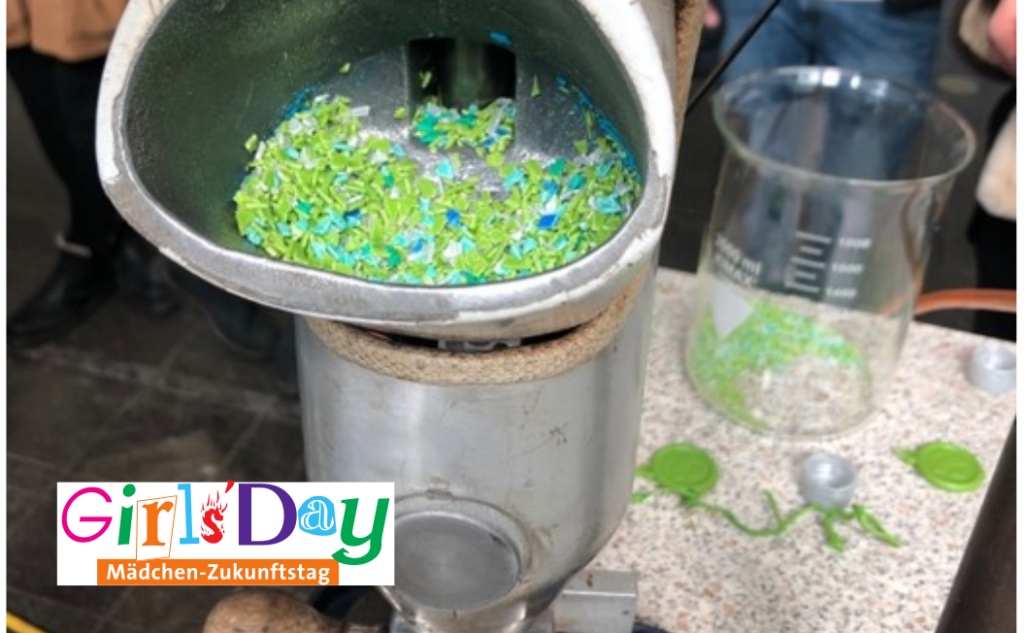 GIRLS´DAY: Aus Alt mach Neu – Kunststoffrecycling zum Anfassen