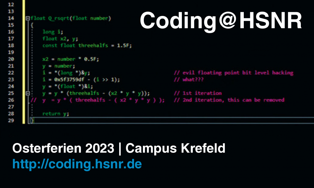 Osterferiencampus 2025 – Coding School in Krefeld
