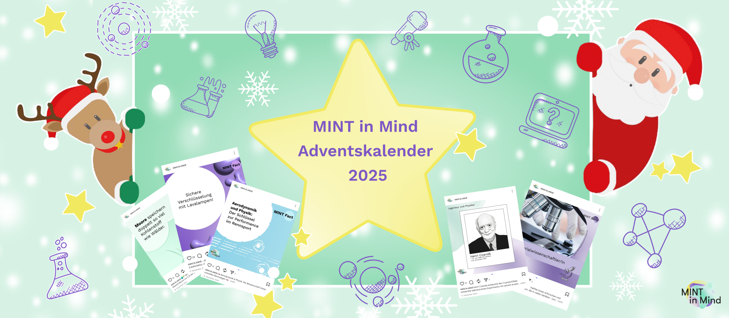 Advent mit dem MINT in Mind Instagram-Adventskalender