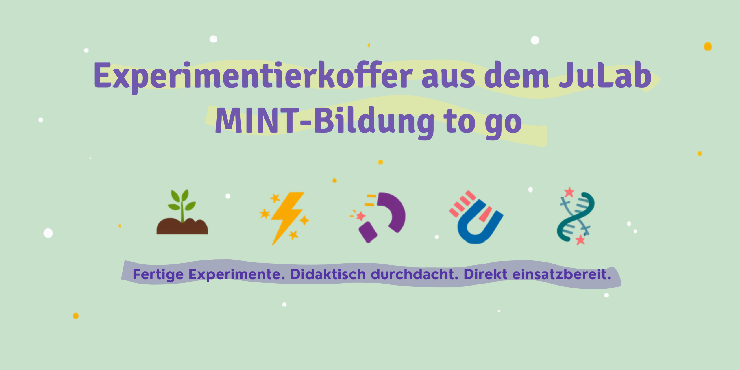 Experimentierkoffer aus dem JuLab – MINT-Bildung to go